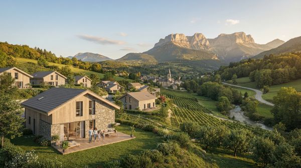 Les pavillons des Alpes : un atout pour investir en Isère