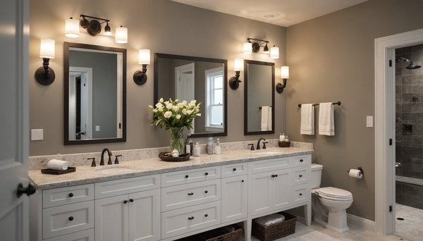 Éclairez votre salle de bain avec nos appliques murales tendance